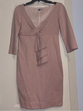 RED Valentino Garavani Ronte Wrap-Front Sheath Dress 42 6